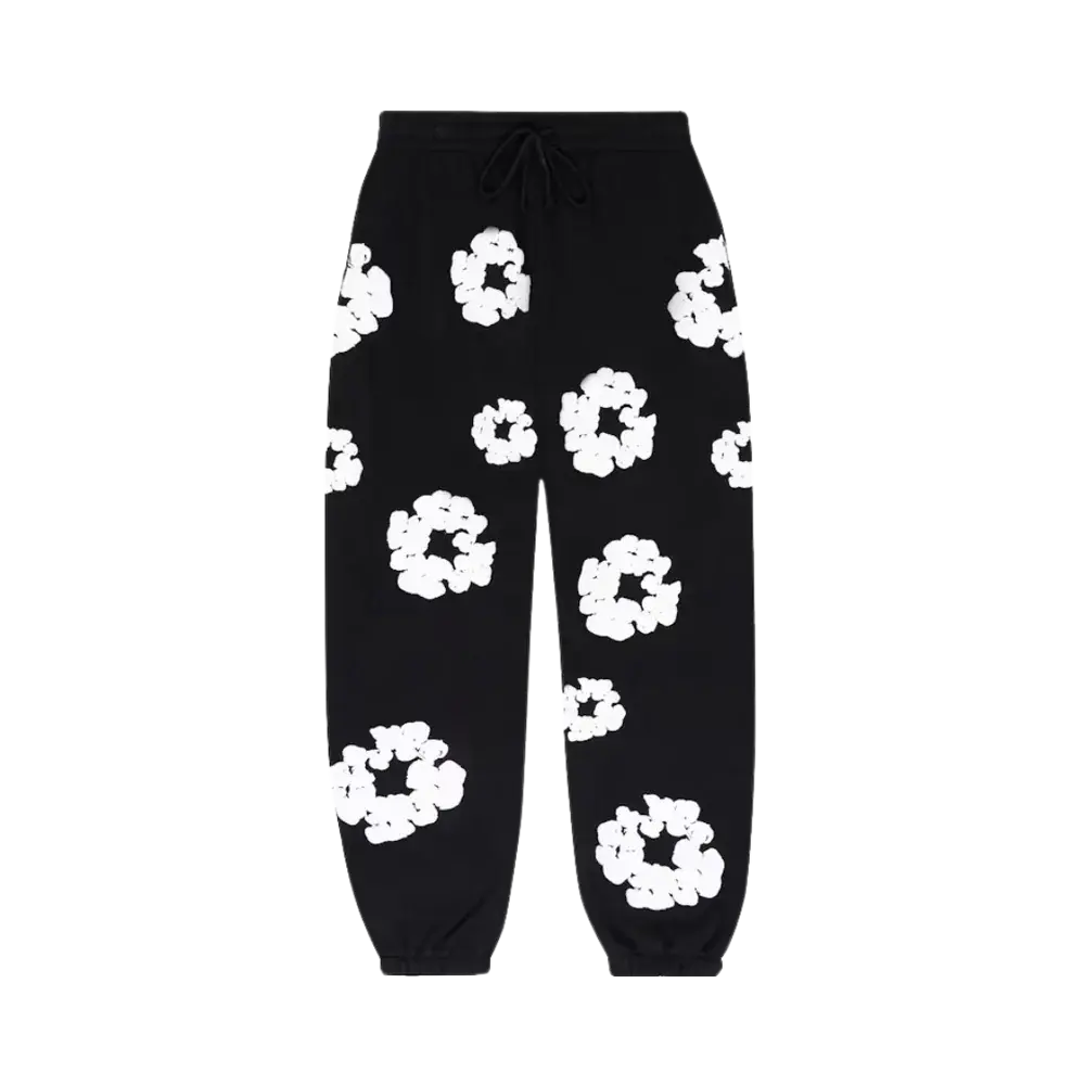 Denim Tears The Cotton Wreath Sweatpants Black