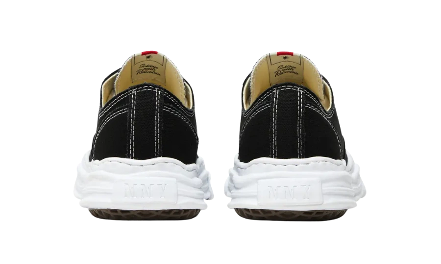 Maison Mihara Yasuhiro Hank OG Sole Canvas Low Black - Image 2