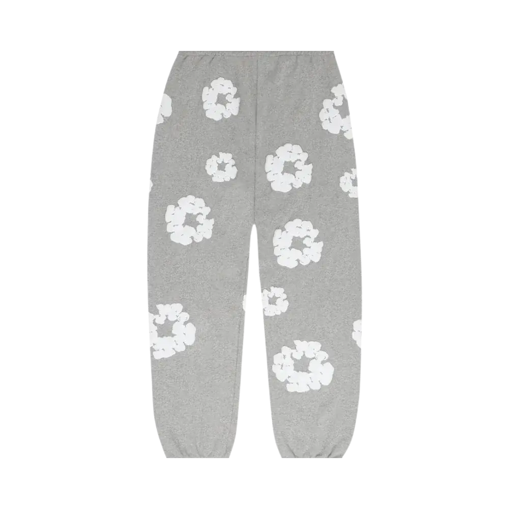Denim Tears The Cotton Wreath Sweatpants Grey - Image 1