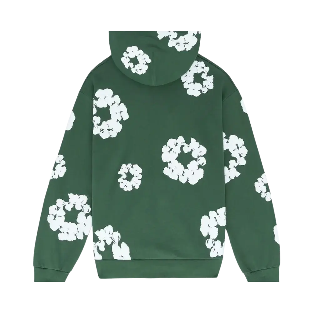 Denim Tears The Cotton Wreath Hoodie Green - Image 1