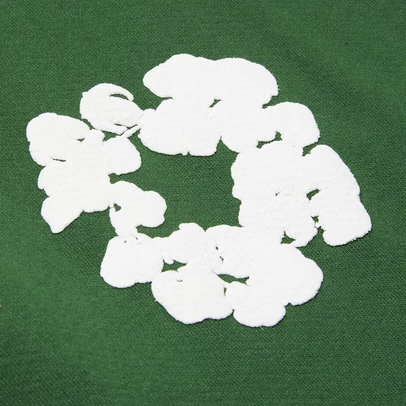 Denim Tears The Cotton Wreath Hoodie Green - Image 2