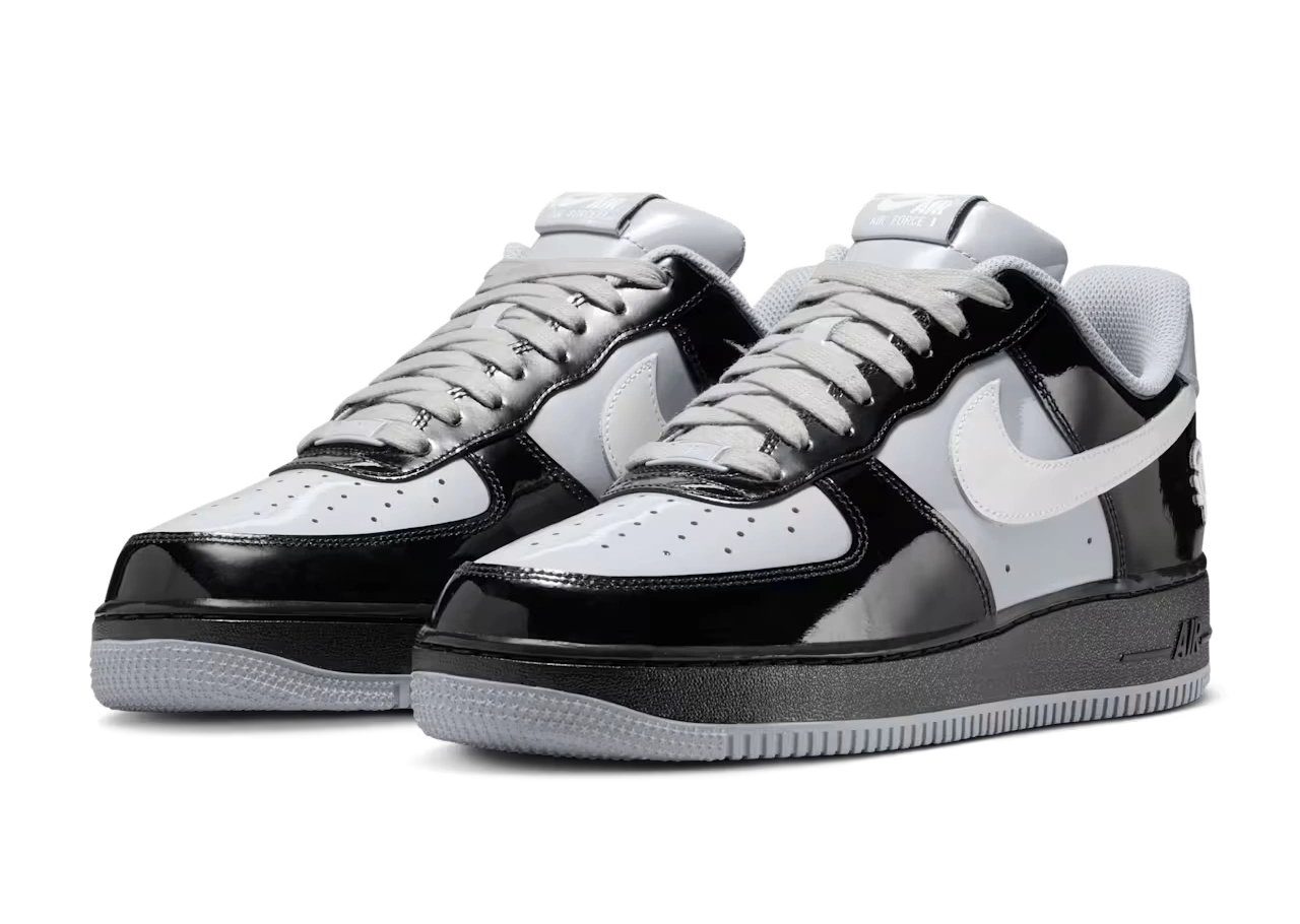 Nike Air Force 1 Low Syna Central Cee Black White Smoke Grey - Image 1