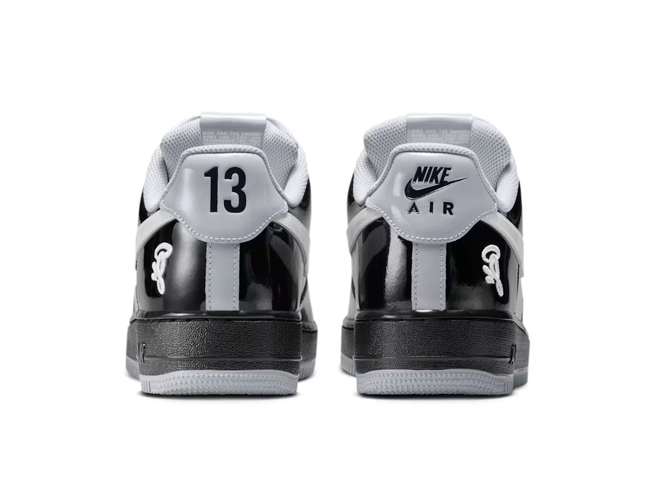 Nike Air Force 1 Low Syna Central Cee Black White Smoke Grey - Image 2