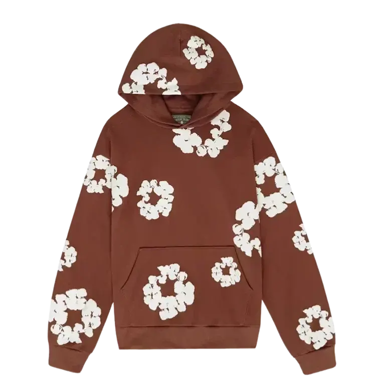 Denim Tears The Cotton Wreath Hoodie Brown