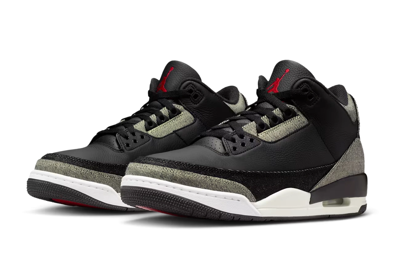 Jordan 3 Retro Levi’s Black - Image 1