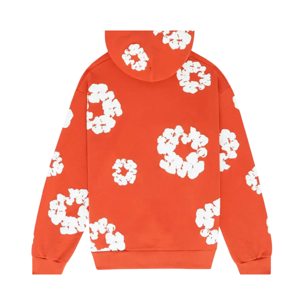 Denim Tears The Cotton Wreath Hoodie Orange - Image 1