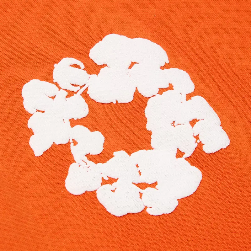 Denim Tears The Cotton Wreath Hoodie Orange - Image 2