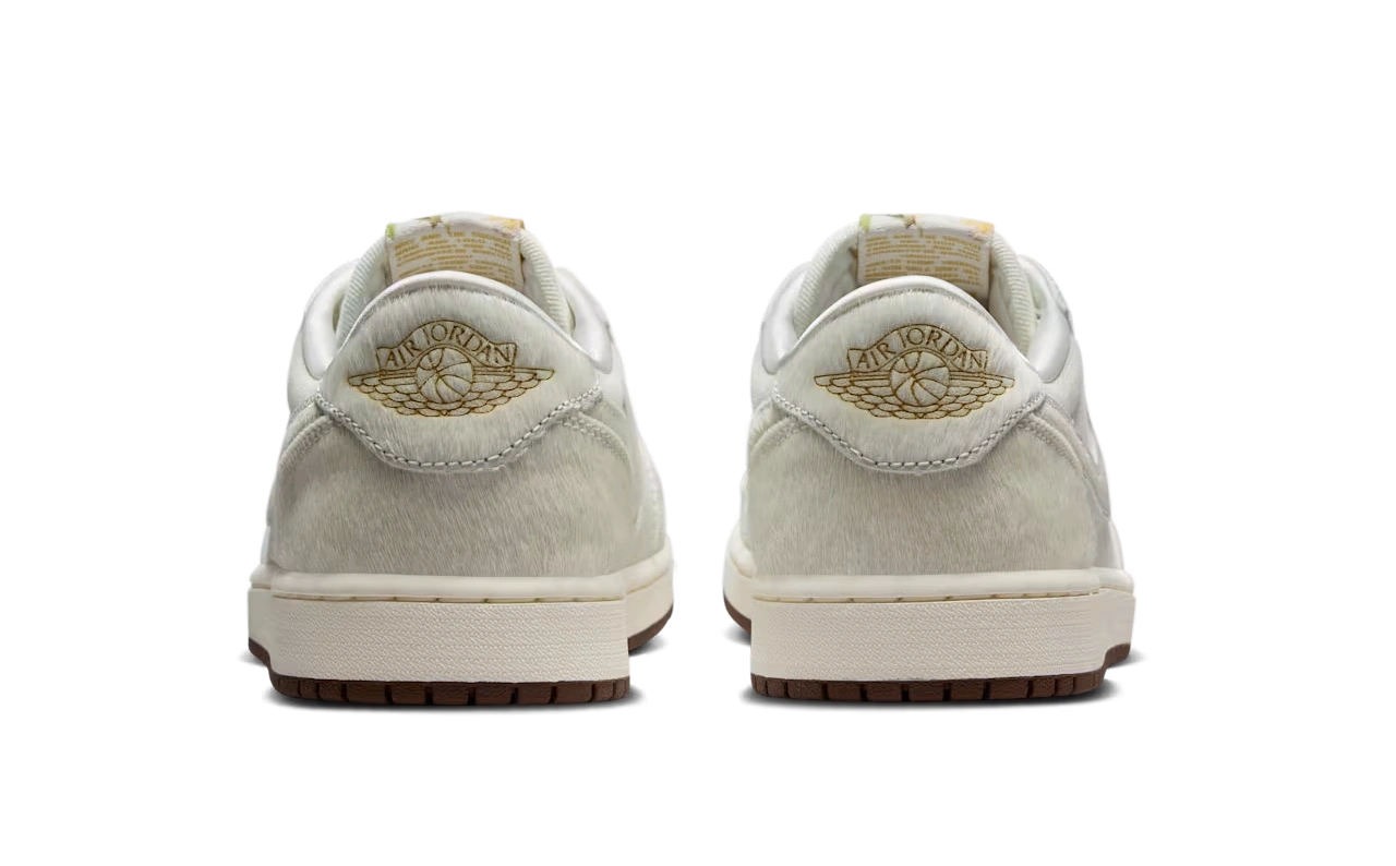 Jordan 1 Retro Low OG Football Grey Sail Light Chocolate - Image 1