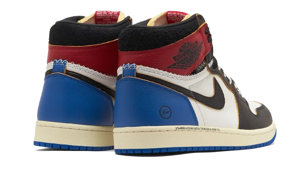 Jordan 1 Retro High OG SP Fragment x Union LA Varsity Red Sport Royal - Image 2