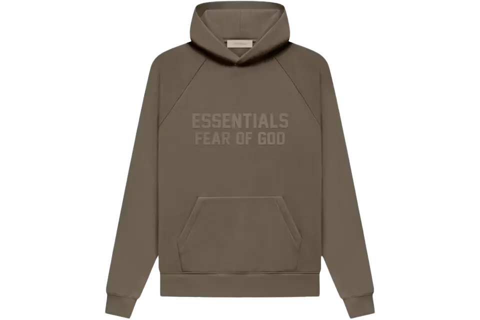Fear of God Essentials Hoodie Wood