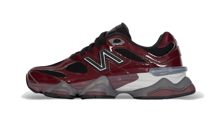 New Balance 9060 Patent Burgundy