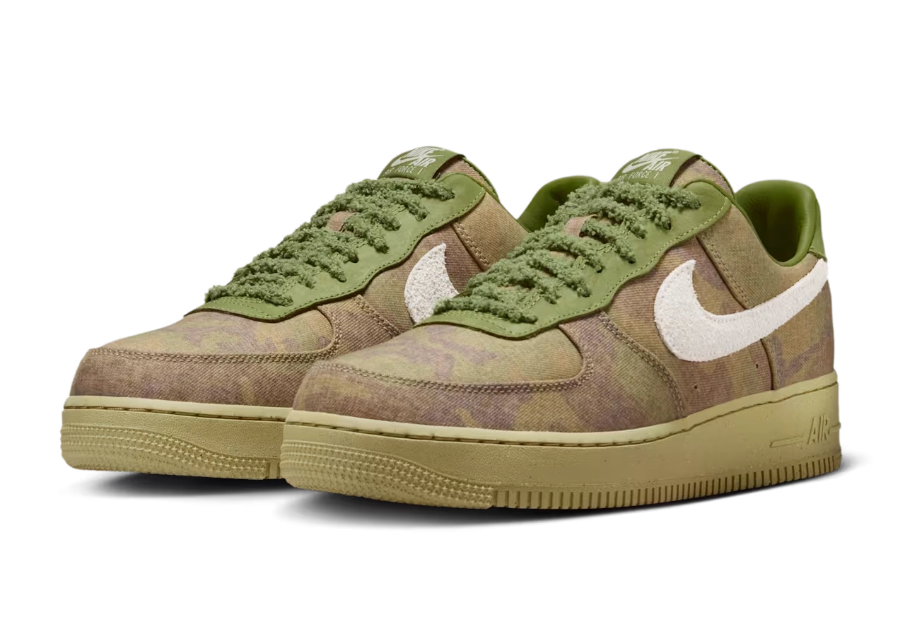 Nike Air Force 1 Low Wheatgrass Camo - Image 1