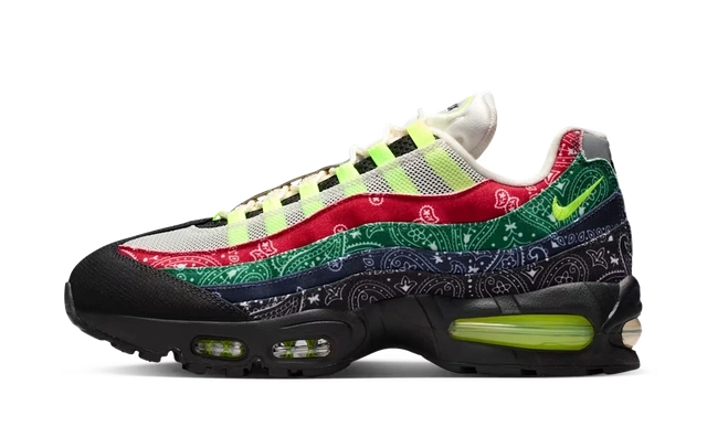 Nike Air Max 95 OG Big Bubble Neon Paisley Bandana