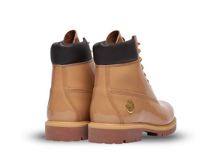 Timberland 6" Premium Waterproof Patent Boots Finch Wheat - Image 1