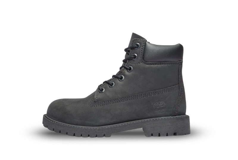 Timberland 6" Premium Boot Black Nubuck (GS)