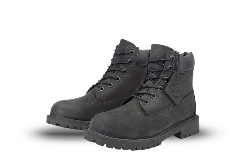 Timberland 6" Premium Boot Black Nubuck (GS) - Image 1