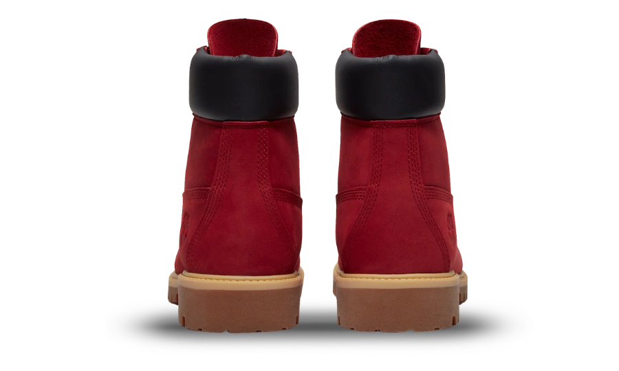 Timberland 6" Premium Waterproof Boot Dark Red Nubuck - Image 2