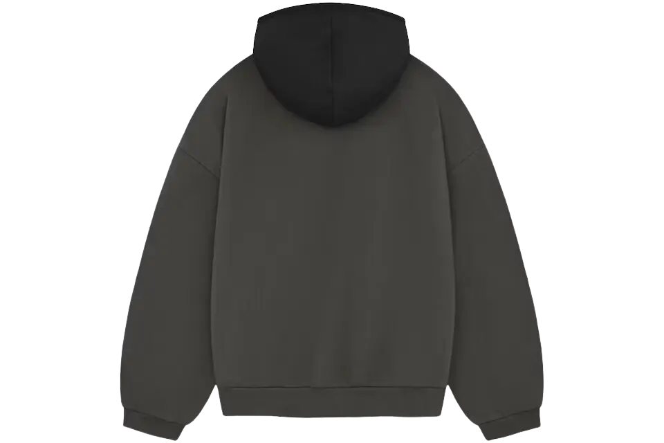 Fear of God Essentials Nylon Fleece Hoodie Ink/Jet Black - Image 1