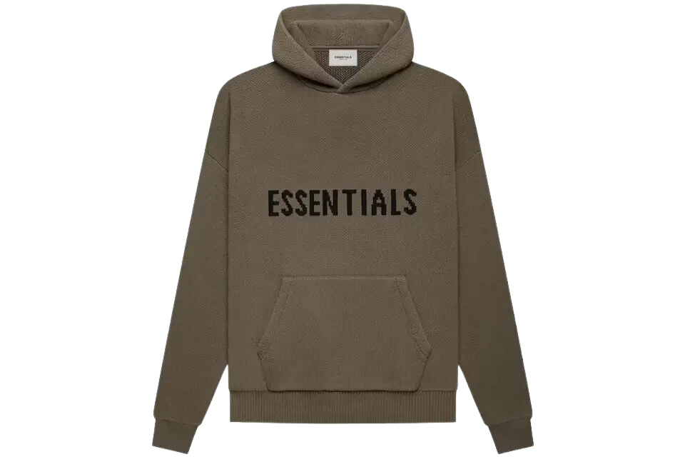 Fear of God Essentials Knit Pullover Hoodie Harvest