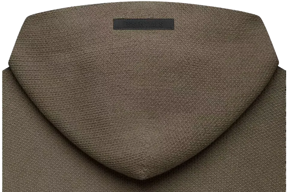 Fear of God Essentials Knit Pullover Hoodie Harvest - Image 2