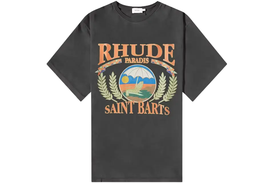 Rhude Beach Chair Tee Black