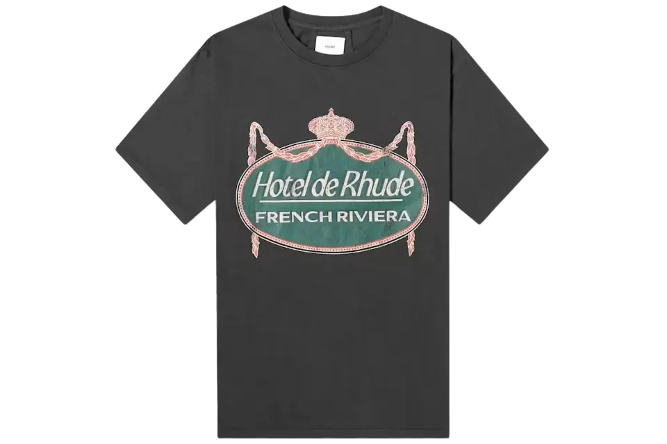 Rhude Riviera T-shirt Vintage Black