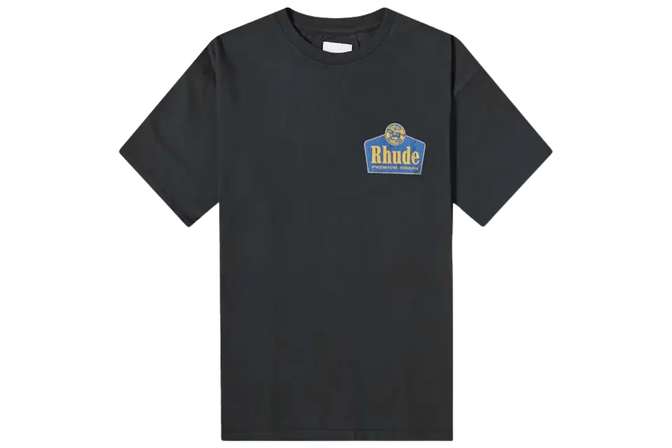 Rhude Grand Cru T-shirt Vintage Black