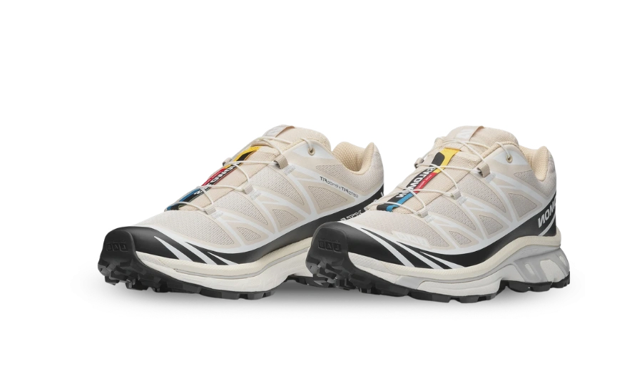 Salomon XT-6 'Rainy Day Black White' - Image 1