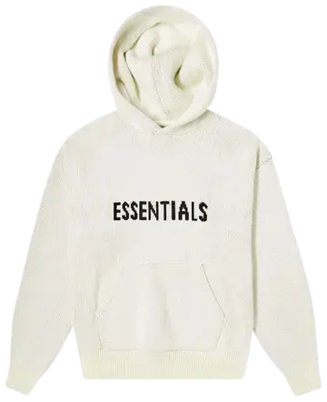 Fear of God Essentials Knit Hoodie Buttercream