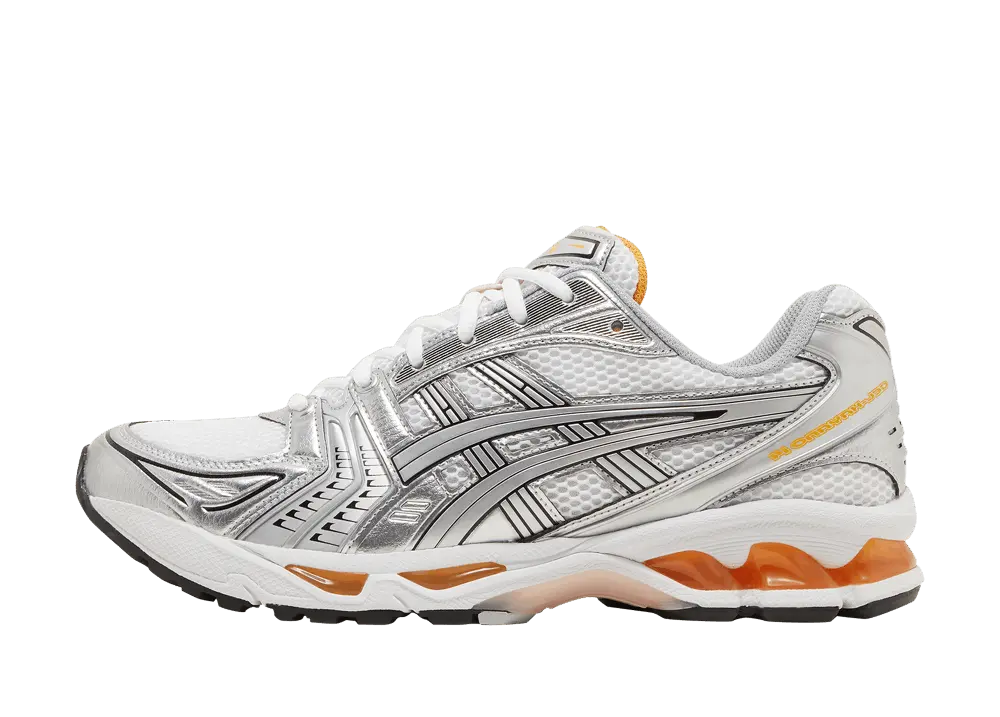ASICS Gel-Kayano 14 White Pure Sliver Orange