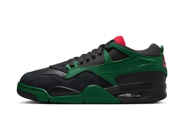Jordan 4 RM Black Gorge Green University Red
