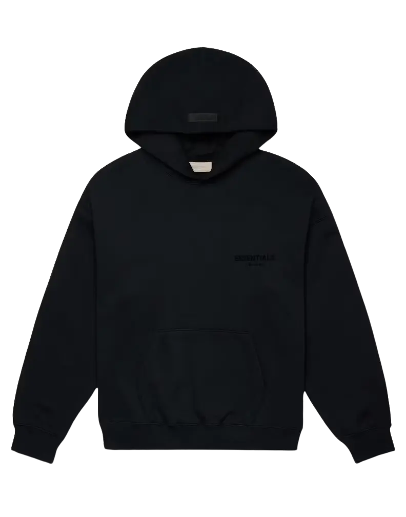 Fear of God Essentials Hoodie Stretch Limo Black