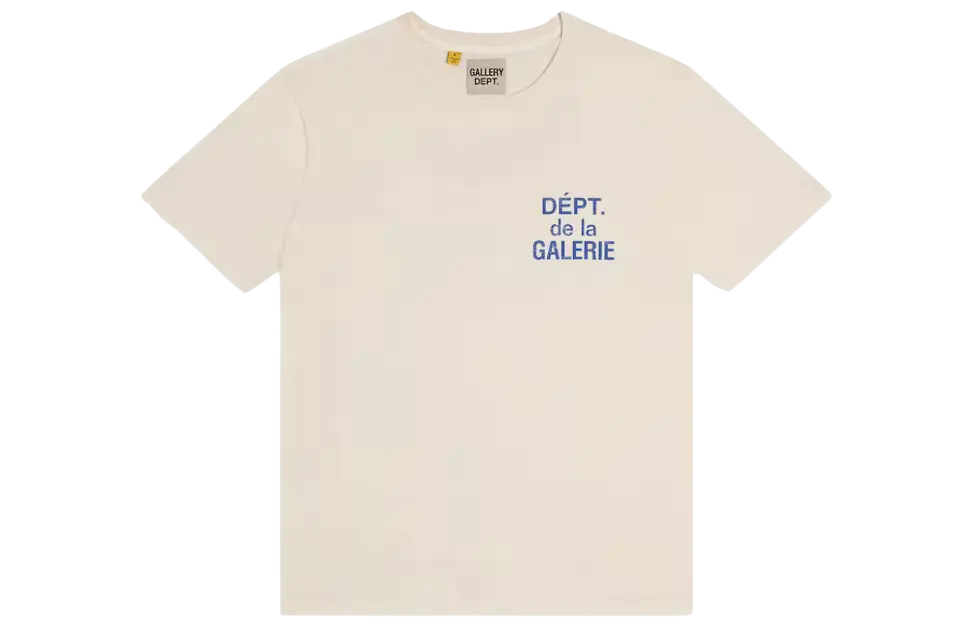 Gallery Dept. French Tee Cream Blue