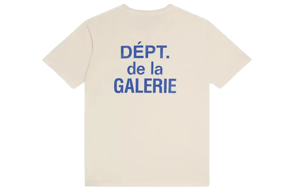 Gallery Dept. French Tee Cream Blue - Image 1