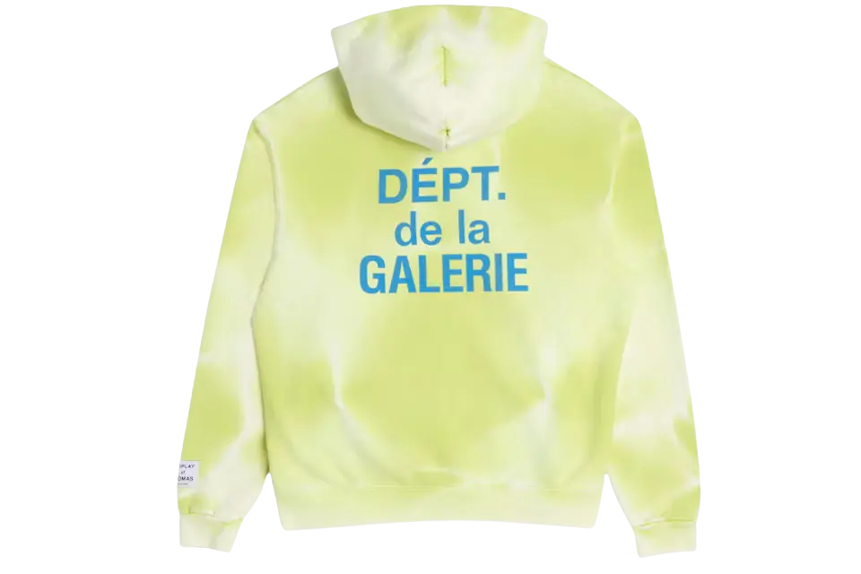 Gallery Dept. French Zip Hoodie Lime Green - Image 1