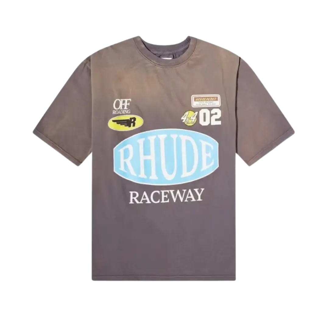 Rhude Raceway T-shirt 'Vintage Grey'