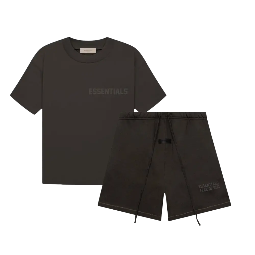 Fear of God Essentials Off Black Summer Set