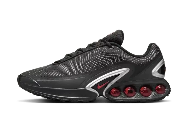 Nike Air Max Dn Black Metallic Silver Red