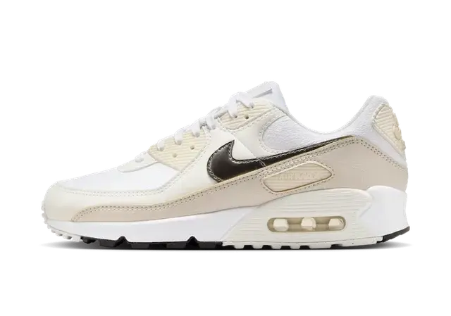 Nike Air Max 90 White Flat Pewter (W)