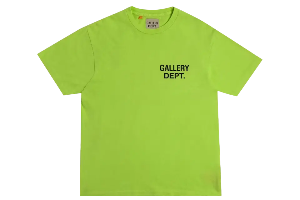 Gallery Dept. Souvenir T-shirt Lime Green