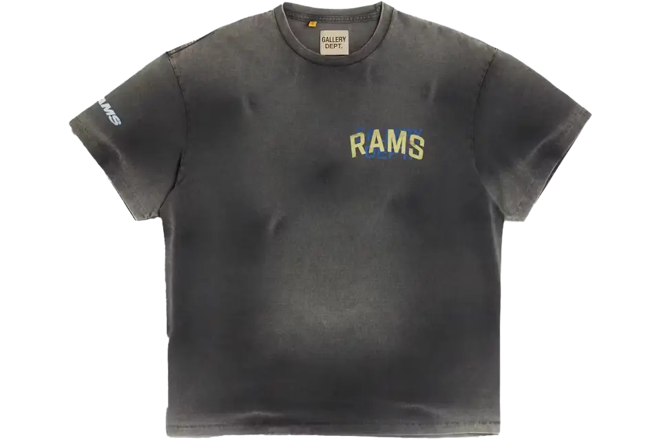Gallery Dept. LA Rams Sun Faded Tee Black
