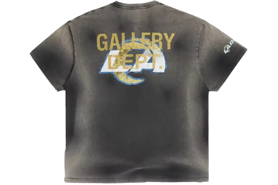 Gallery Dept. LA Rams Sun Faded Tee Black - Image 1
