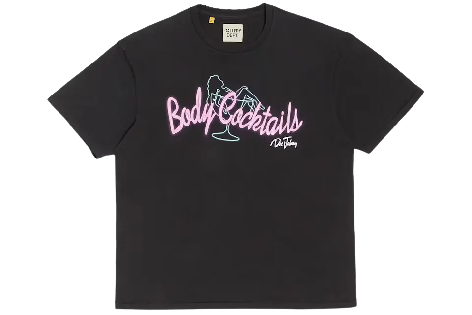 Gallery Dept. Body Cocktails T-Shirt Black