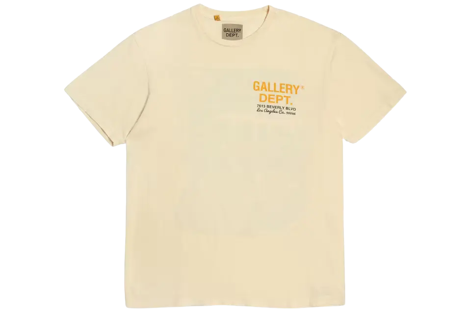 Gallery Dept. Drive Thru Boxy Fit Tee Cream