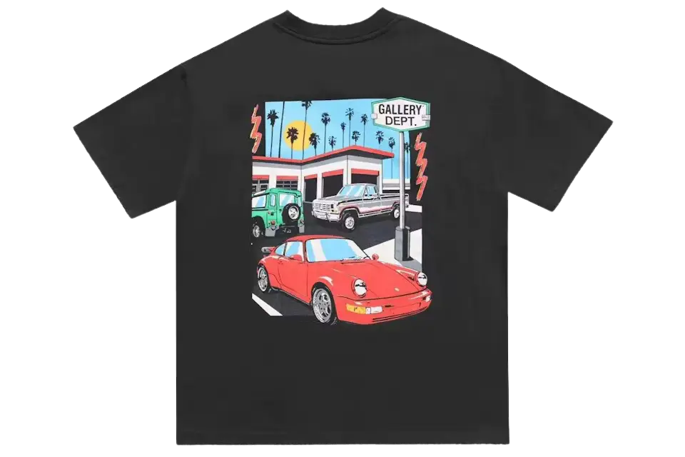 Gallery Dept. Drive Thru Boxy Fit T-shirt Black - Image 1