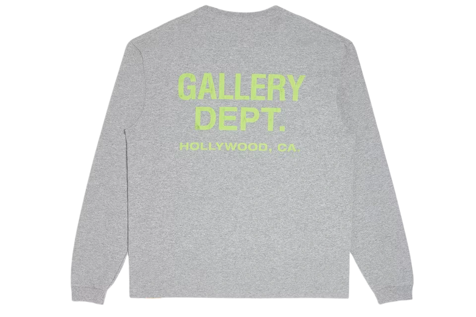 Gallery Dept. Souvenir L/S T-shirt Heather Grey - Image 1