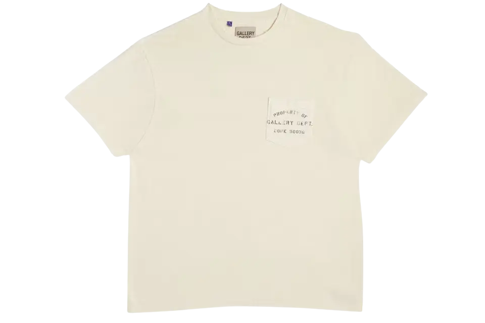 Gallery Dept. Property Of Stencil Tee Tee Natural