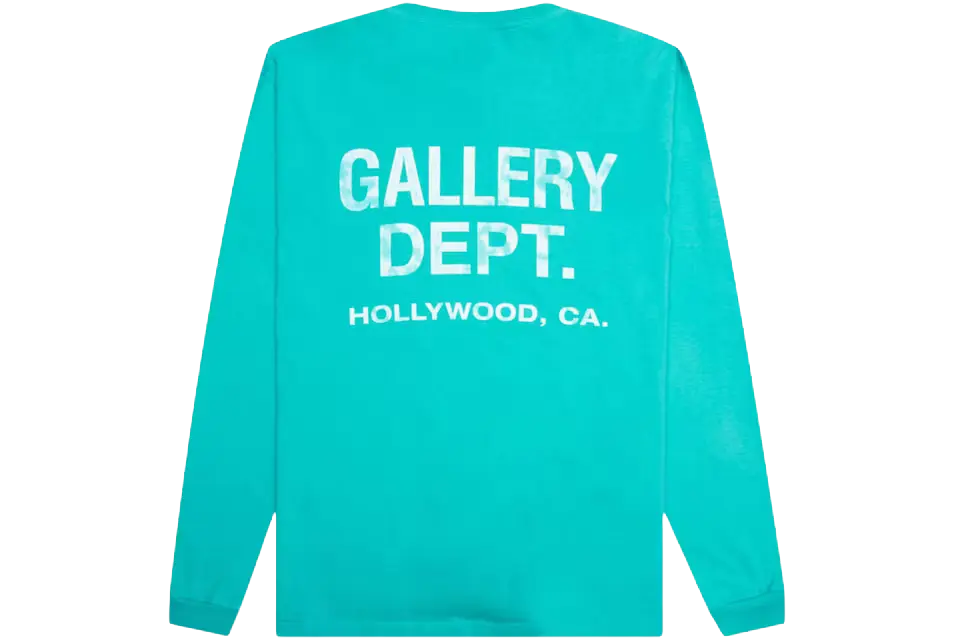 Gallery Dept. Souvenir L/S Tee Teal - Image 1