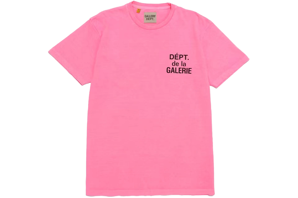 Gallery Dept. French T-shirt Flo Pink