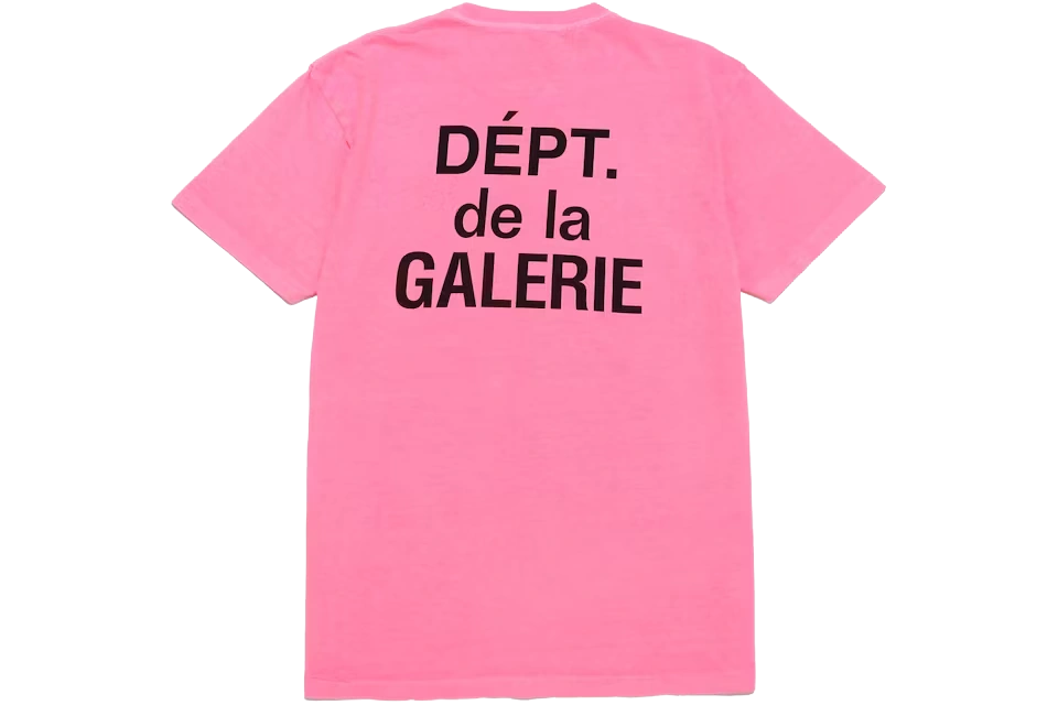 Gallery Dept. French T-shirt Flo Pink - Image 1